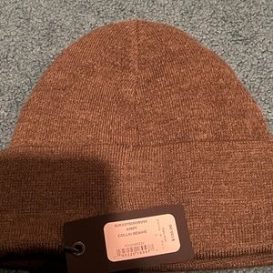 RAG & BONE NWT ADDISON RIB KNIT BEANIE BLACK UNISEX OS